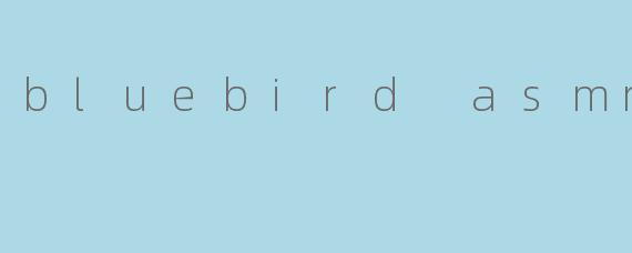 bluebird asmr